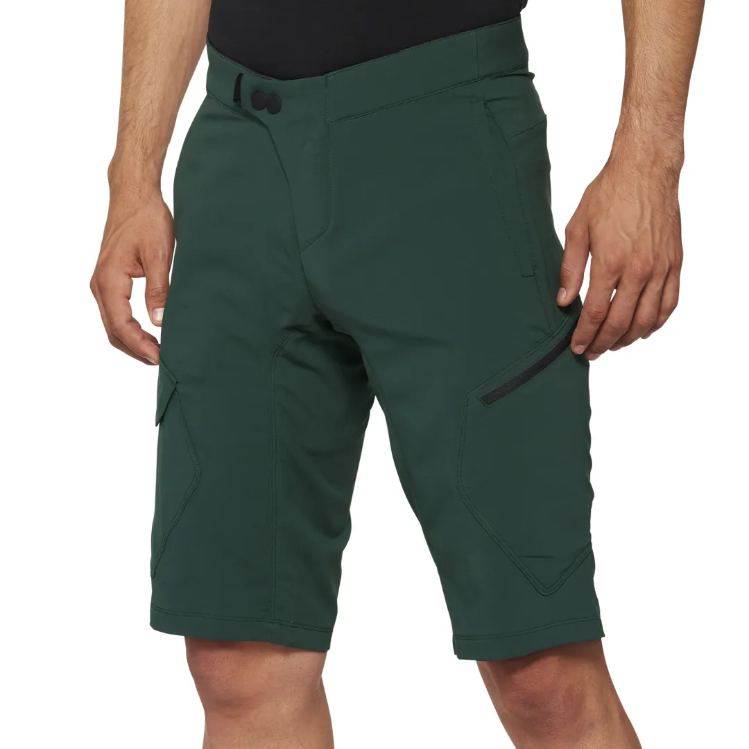Pantaloni Corti 100% RIDECAMP Verde Scuro
