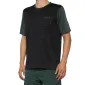 Maglia 100% RIDECAMP Maniche Corte Nero/Verde