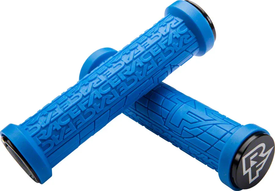 Manopole RACE FACE Grippler Lock on 33 mm Blu