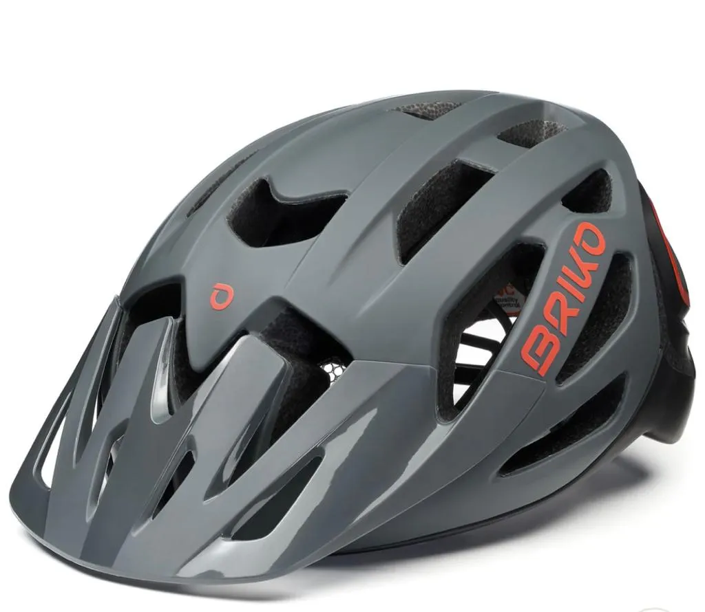 SISMIC MATT DARK GREY-BLACK-RED BRIKO